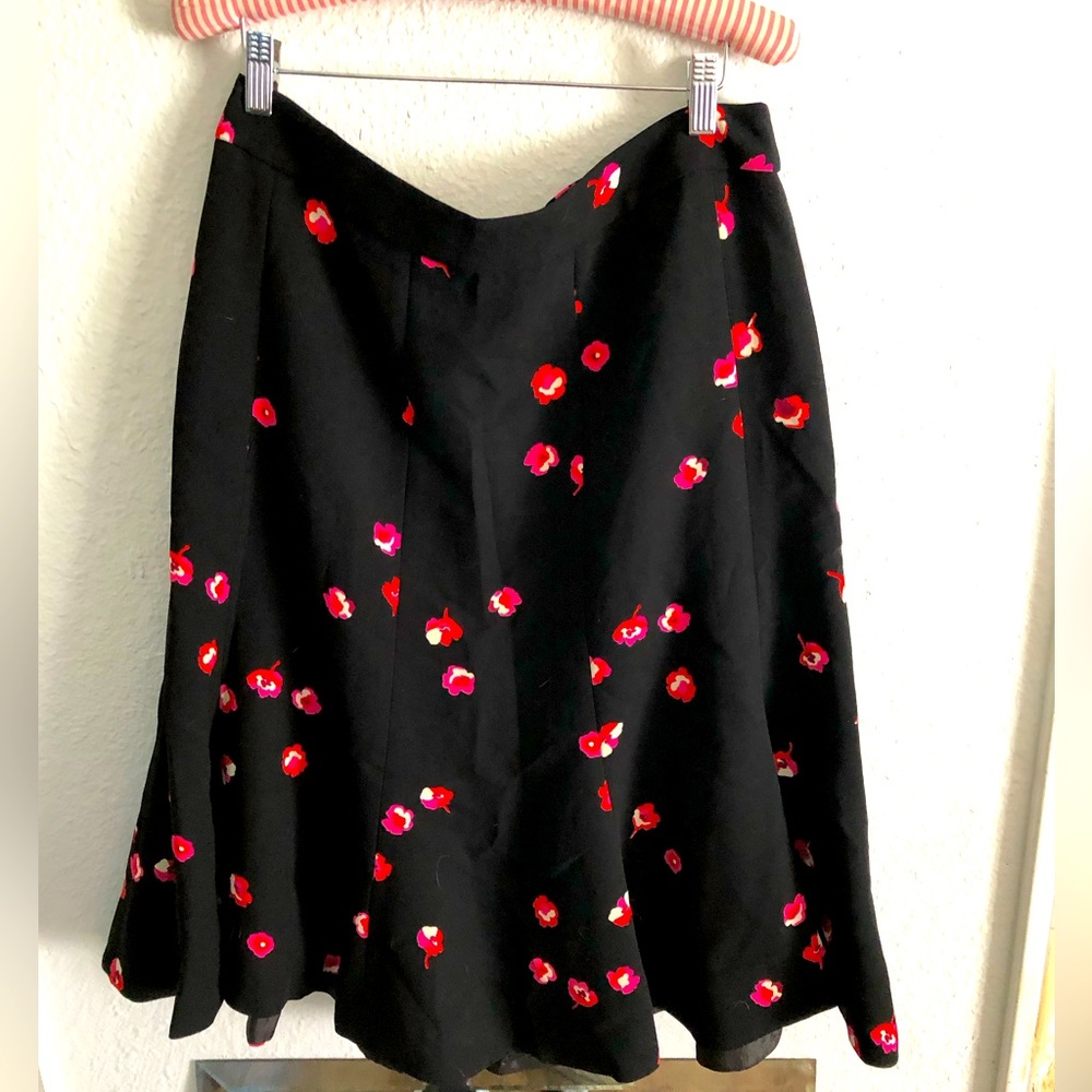 Ditzy floral swing skirt